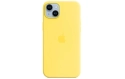 Apple Silicone Case avec MagSafe iPhone 14 Plus (Jaune)