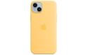 Apple Silicone Case avec MagSafe iPhone 14 Plus (Orange)