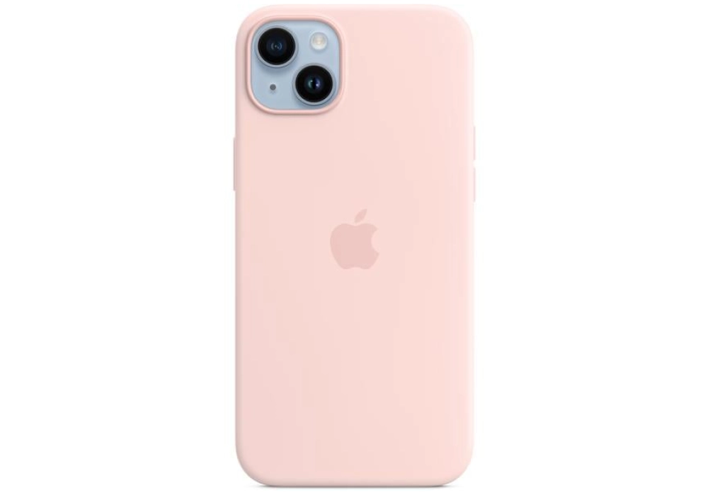 Apple Silicone Case avec MagSafe iPhone 14 Plus (Rose)