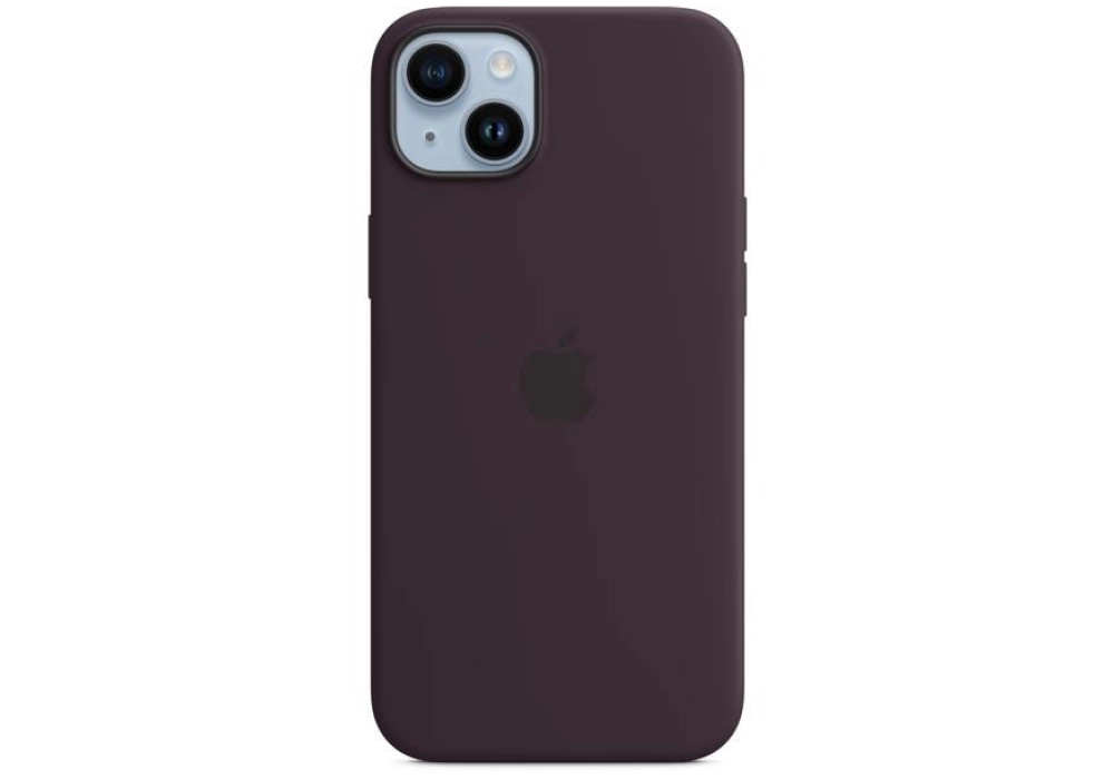 Apple Silicone Case avec MagSafe iPhone 14 Plus (Rouge foncé)