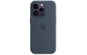 Apple Silicone Case avec MagSafe iPhone 14 Pro (Bleu)