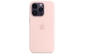 Apple Silicone Case avec MagSafe iPhone 14 Pro (Rose)