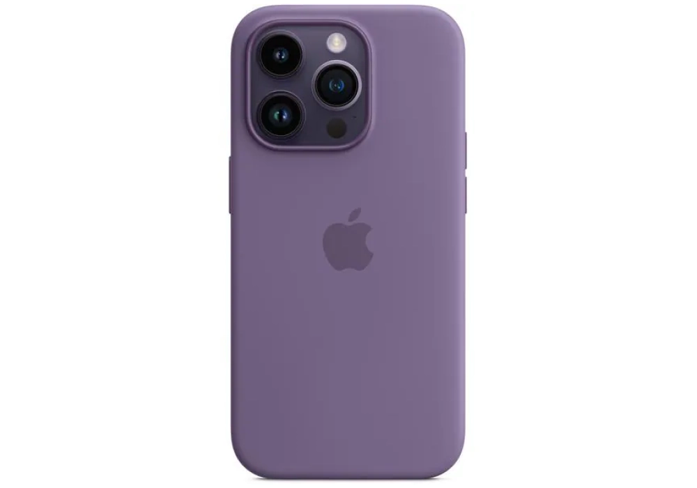 Apple Silicone Case avec MagSafe iPhone 14 Pro (Violet)