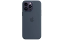 Apple Silicone Case avec MagSafe iPhone 14 Pro Max (Bleu)