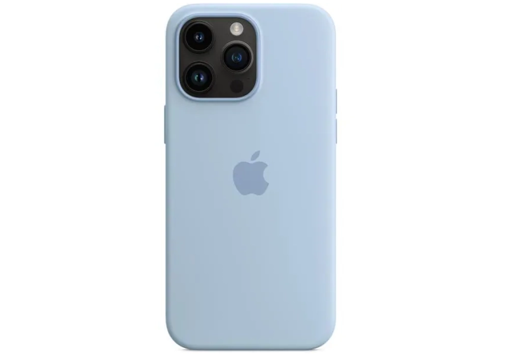 Apple Silicone Case avec MagSafe iPhone 14 Pro Max (Bleu clair)