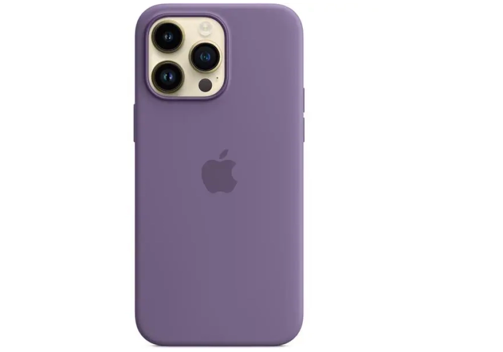 Apple Silicone Case avec MagSafe iPhone 14 Pro Max (Violet)