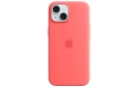 Apple Silicone Case avec MagSafe iPhone 15 Guava