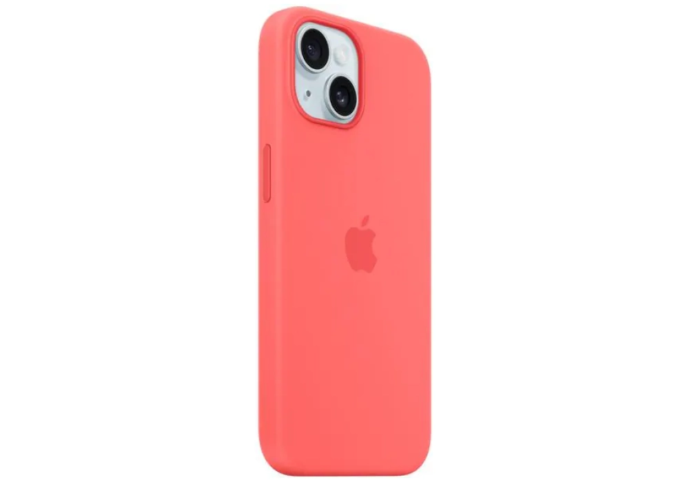 Apple Silicone Case avec MagSafe iPhone 15 Guava