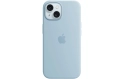 Apple Silicone Case avec MagSafe iPhone 15 Light Blue