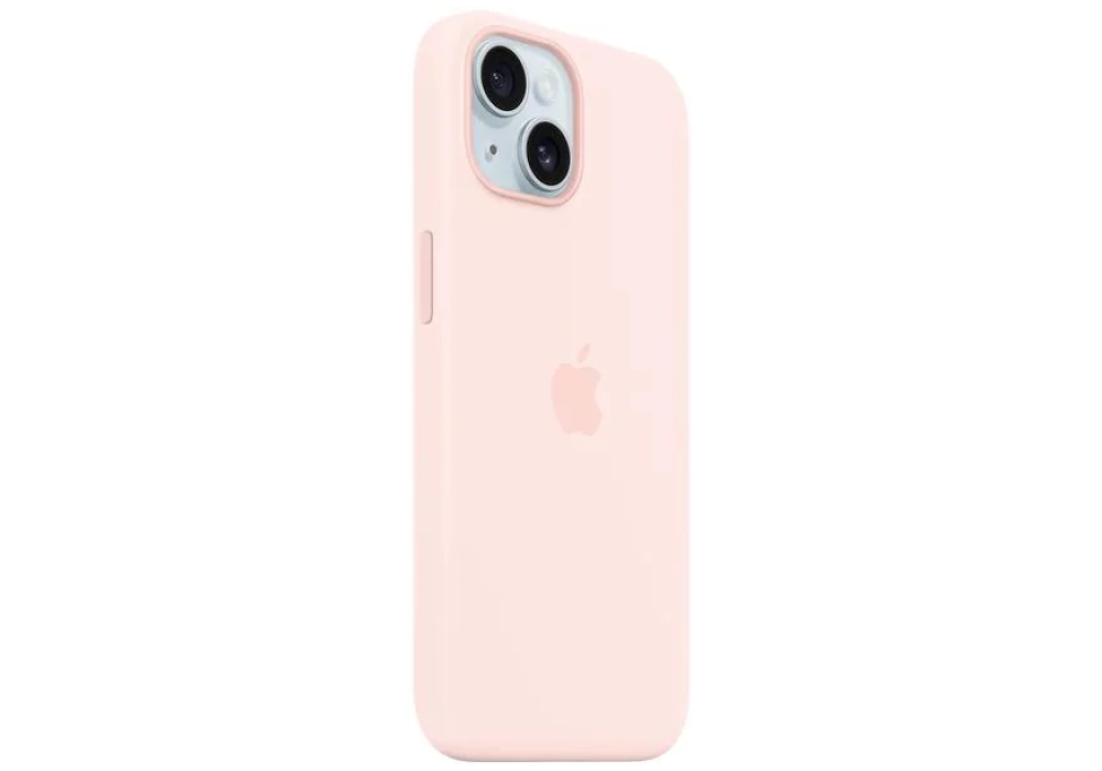 Apple Silicone Case avec MagSafe iPhone 15 Light Pink