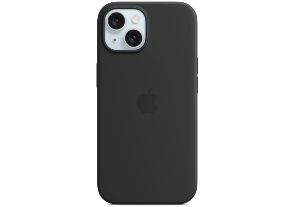 Apple Silicone Case avec MagSafe iPhone 15 Noir