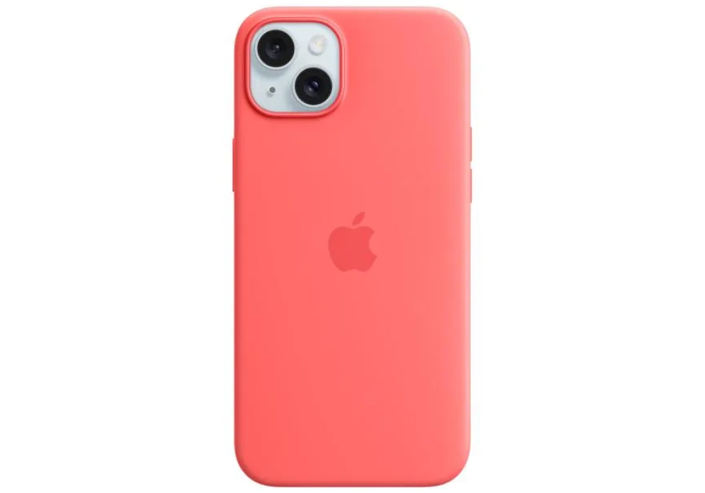 Apple Silicone Case avec MagSafe iPhone 15 Plus Guava