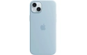 Apple Silicone Case avec MagSafe iPhone 15 Plus Light Blue