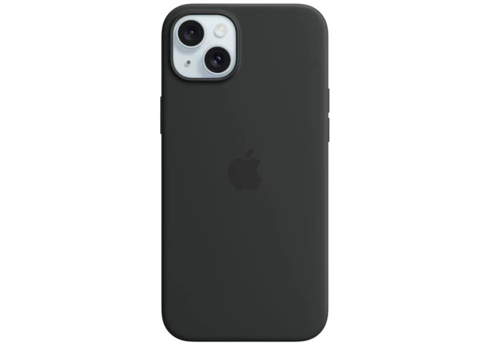 Apple Silicone Case avec MagSafe iPhone 15 Plus Noir