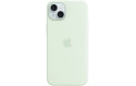 Apple Silicone Case avec MagSafe iPhone 15 Plus Soft Mint