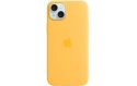 Apple Silicone Case avec MagSafe iPhone 15 Plus Sunshine