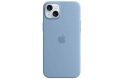 Apple Silicone Case avec MagSafe iPhone 15 Plus Winter Blue