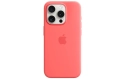 Apple Silicone Case avec MagSafe iPhone 15 Pro Guava