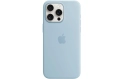 Apple Silicone Case avec MagSafe iPhone 15 Pro Max Light Blue