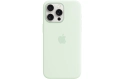 Apple Silicone Case avec MagSafe iPhone 15 Pro Max Soft Mint