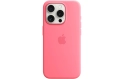 Apple Silicone Case avec MagSafe iPhone 15 Pro Pink