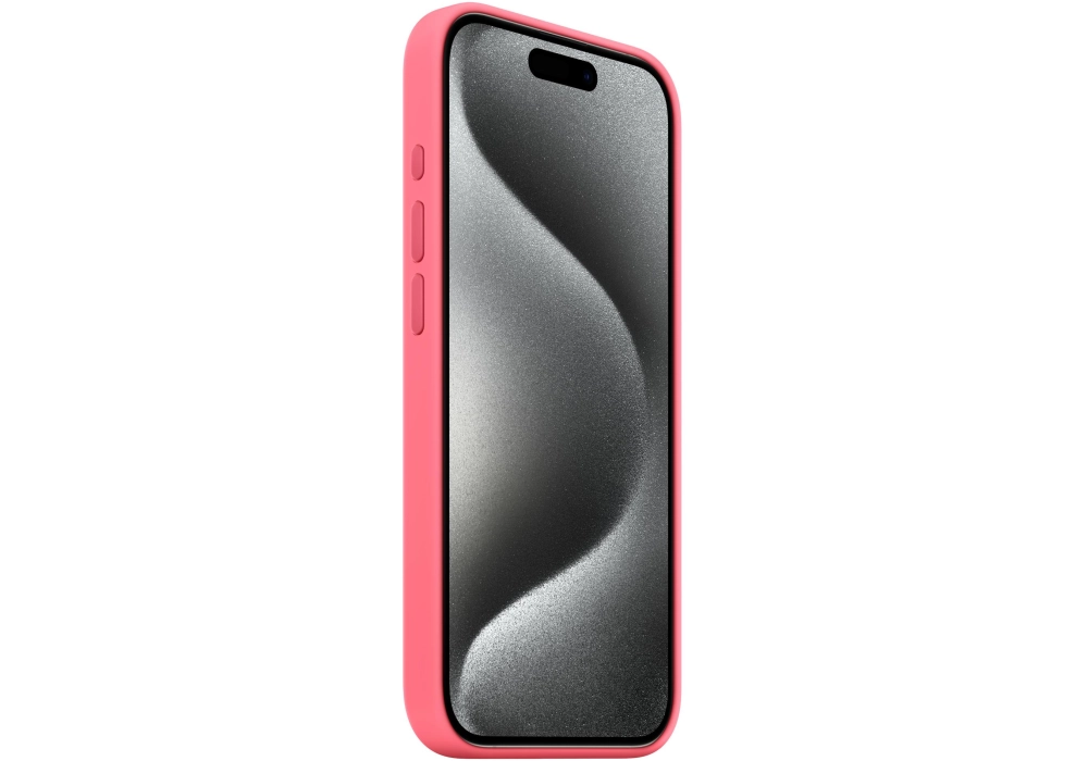 Apple Silicone Case avec MagSafe iPhone 15 Pro Pink