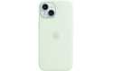 Apple Silicone Case avec MagSafe iPhone 15 Soft Mint