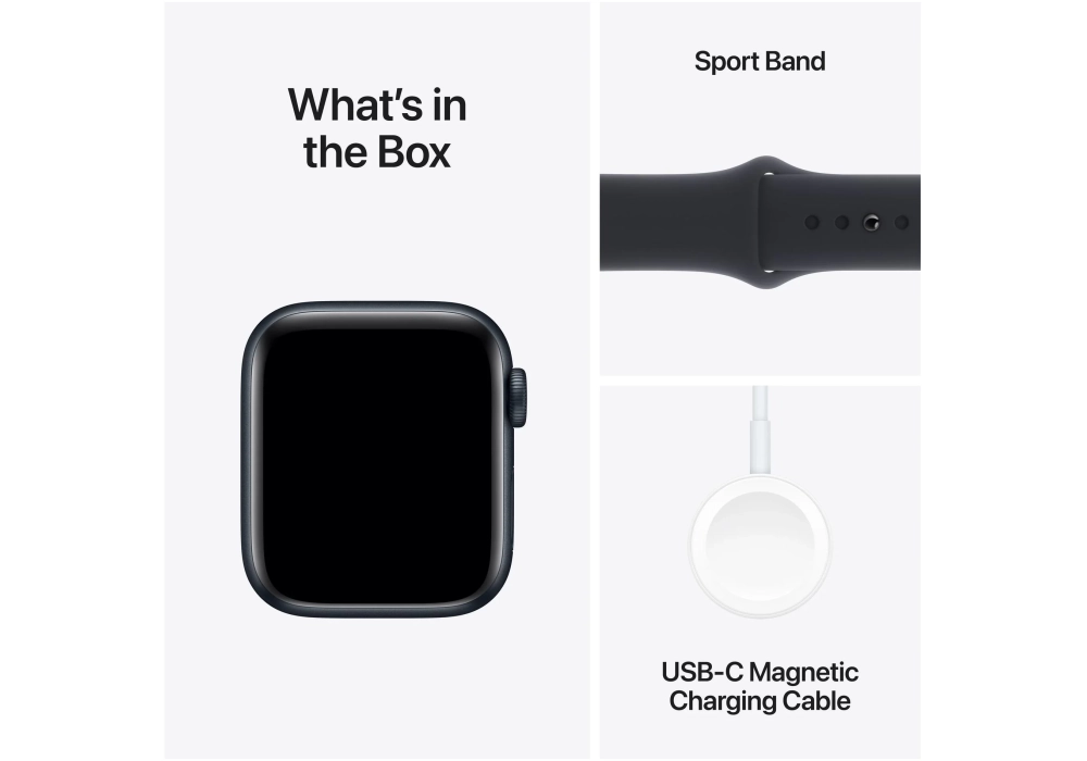 Apple Watch SE 2023 40 mm GPS Alu Sport Minuit M/L