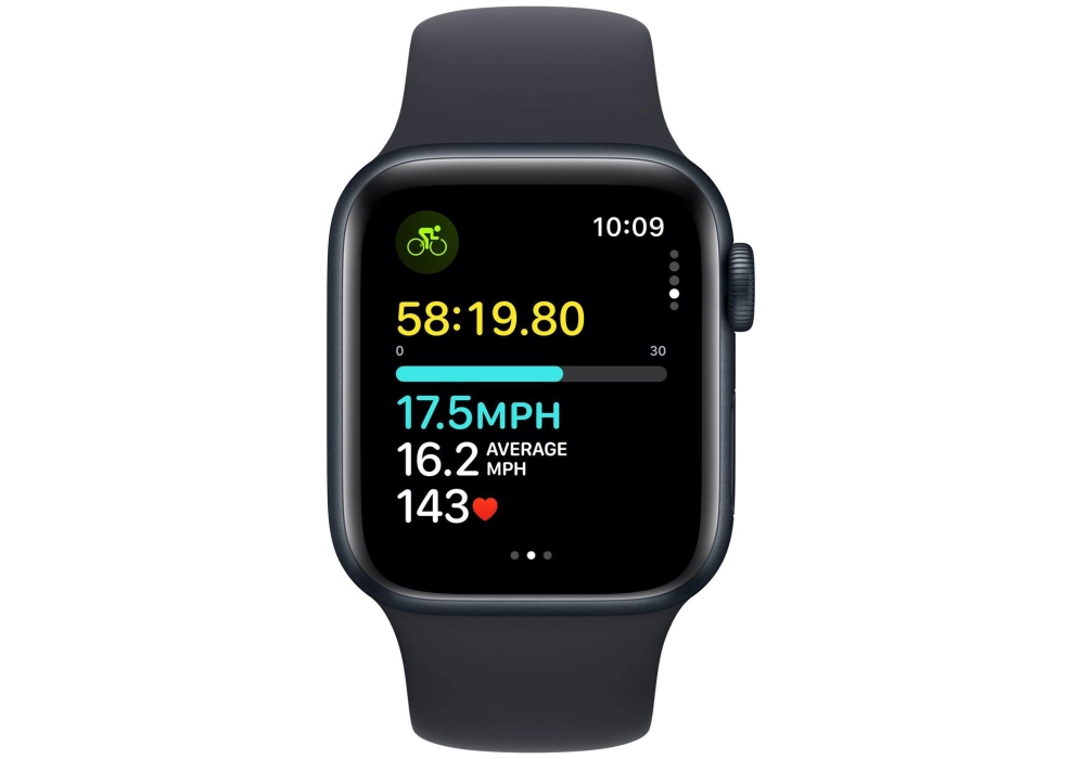 Apple Watch SE 2023 44 mm LTE Alu Sport Minuit S/M