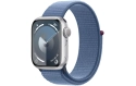 Apple Watch Series 9 41 mm Alu Argent Loop Bleu dhiver