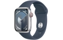 Apple Watch Series 9 45 mm LTE Alu Argent Sport Bleu orage M/L