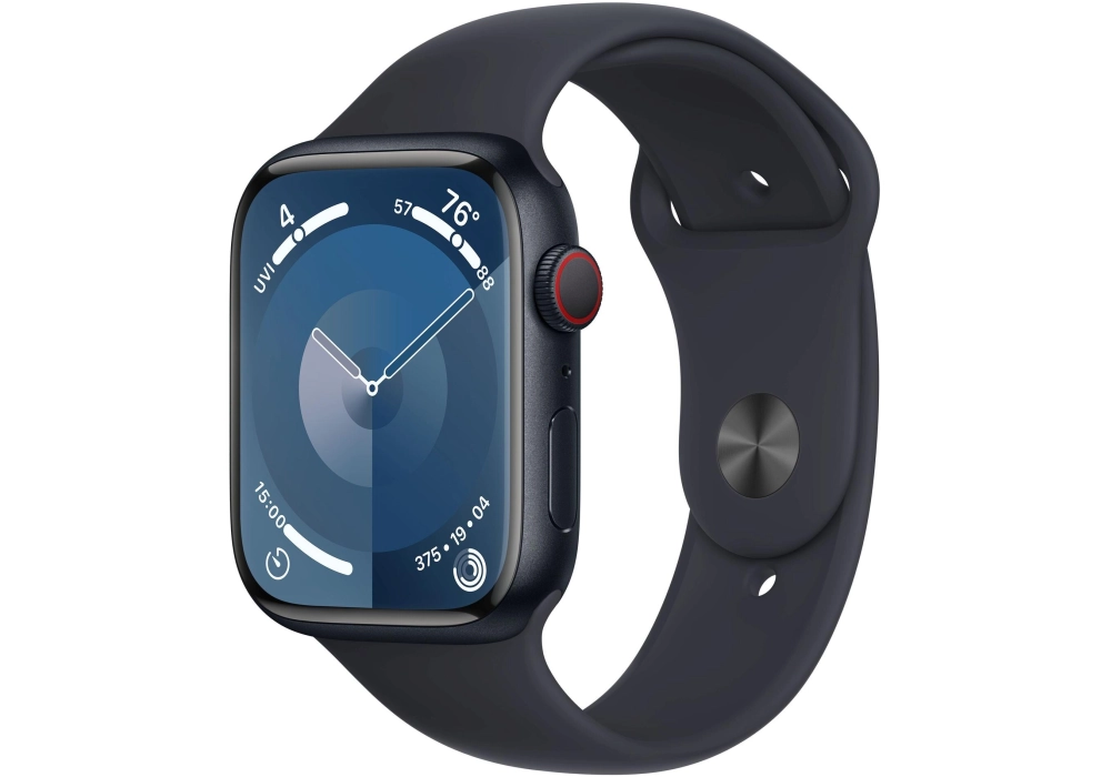 Apple Watch Series 9 45 mm LTE Alu Minuit Sport S/M