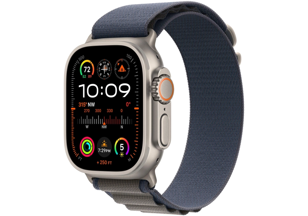 Apple Watch Ultra 2 Alpine Loop Bleu Medium