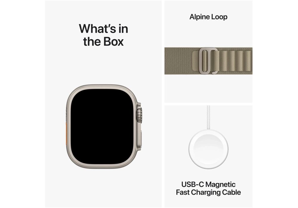 Apple Watch Ultra 2 Alpine Loop Olive Small