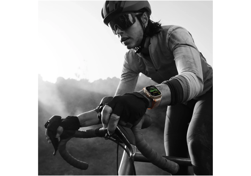 Apple Watch Ultra 2 Trail Loop vert/gris S/M