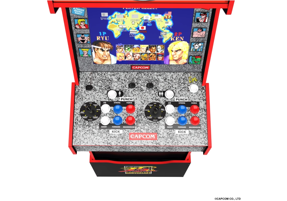 Arcade1Up Street Fighter Legacy 14-in-1 Wifi