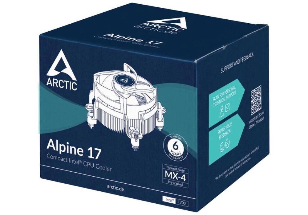 Arctic Cooling Alpine 17