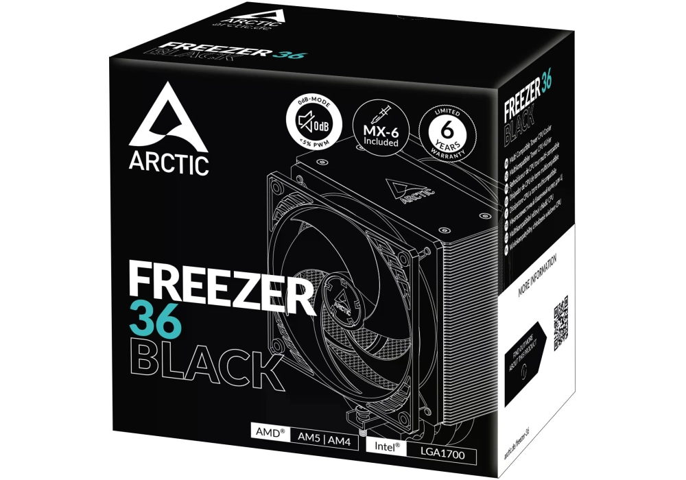 Arctic Cooling Freezer 36 Black