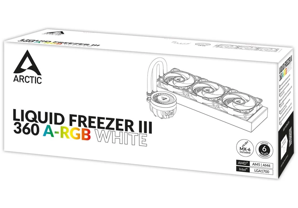 Arctic Cooling Liquid Freezer III 360 A-RGB Blanc