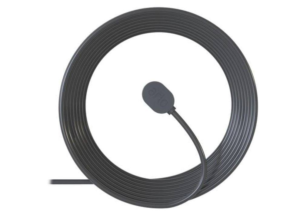 Arlo Câble d'alimentation magnétique - 7.6m (Noir)