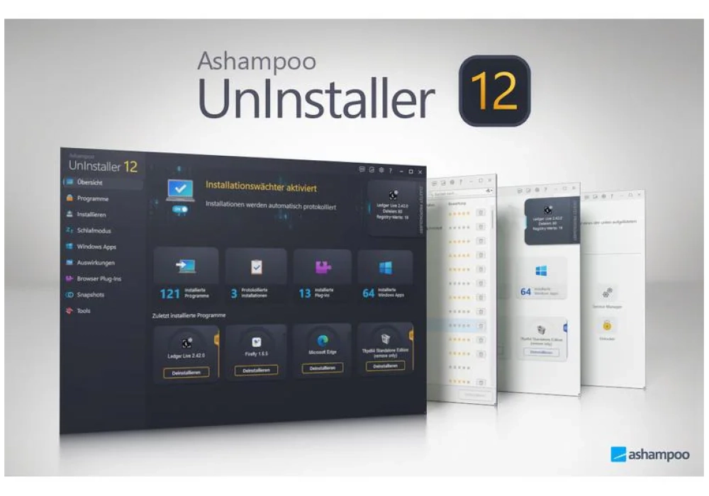 Ashampoo Uninstaller 12 ESD, Version complète, 1 PC