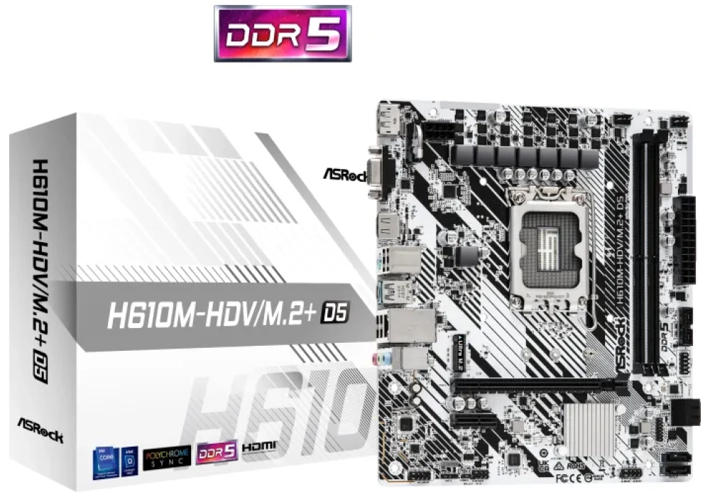 ASRock H610M-HDV/M.2+ D5