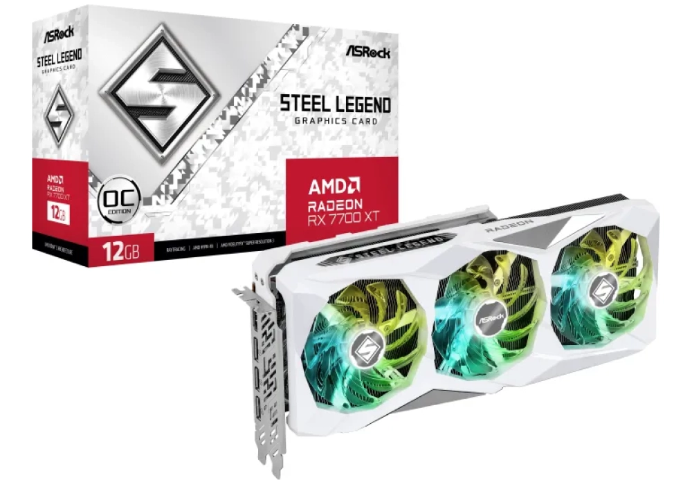 ASRock Steel Legend Radeon RX 7700 XT OC