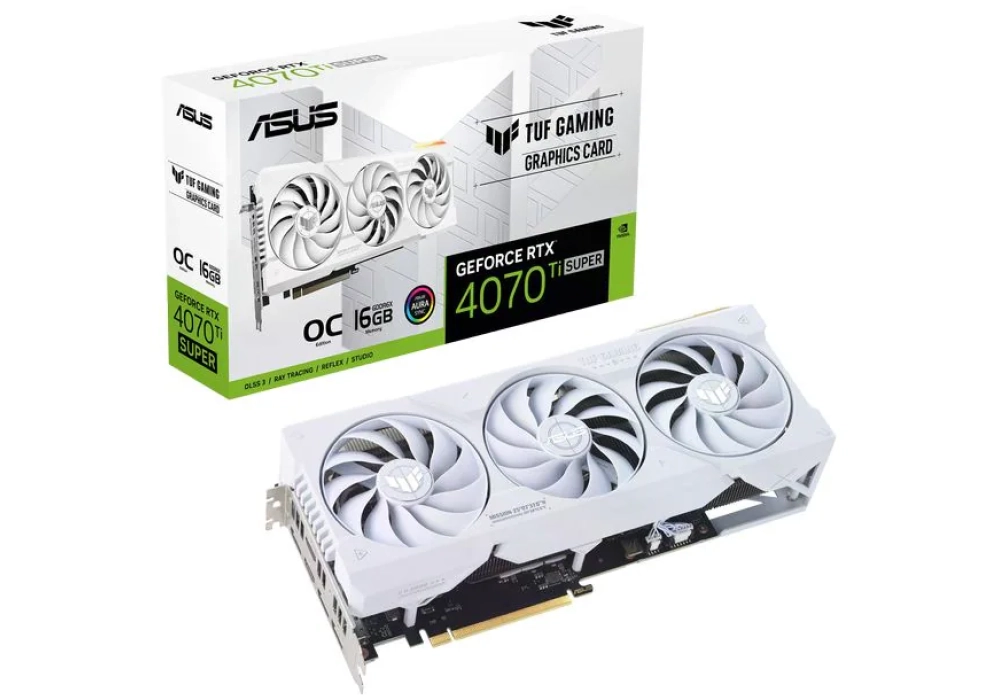 ASUS TUF Gaming GeForce RTX 4070 Ti Super White OC