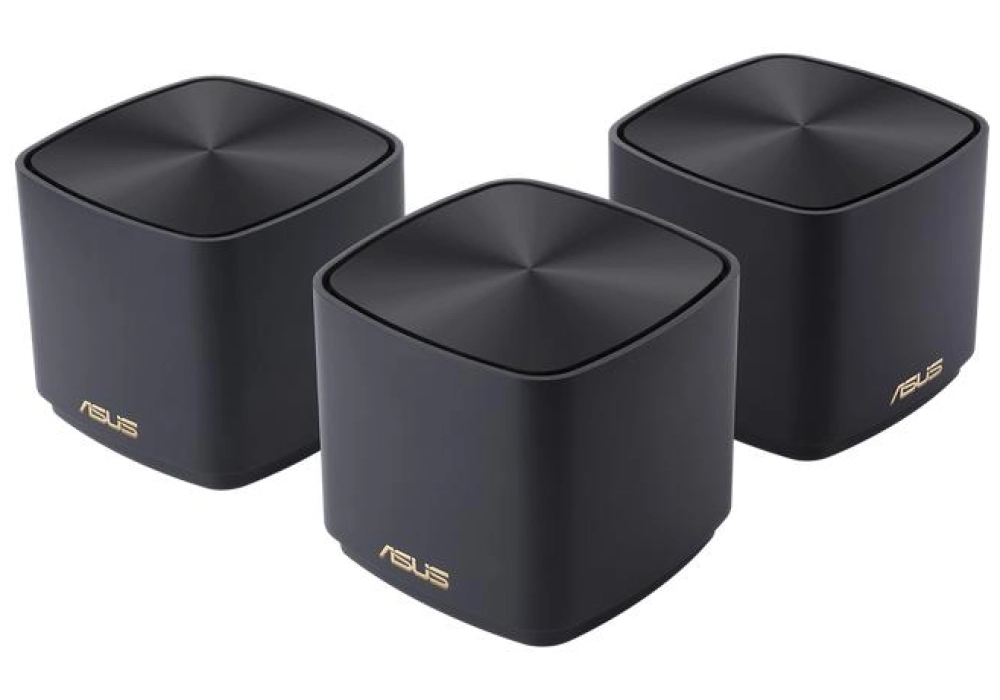 Asus ZenWiFi AX Mini (XD4) Mesh System - Trio Kit (Black)