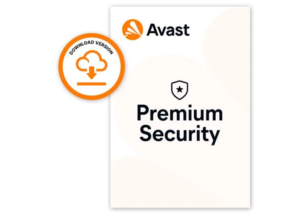 Avast Premium Security ESD, Version complète, 1 Appareil, 1 an