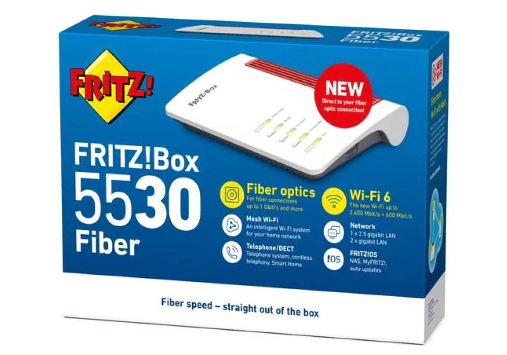 AVM FRITZ!Box 5530 Fiber avec XGS-PON SFP