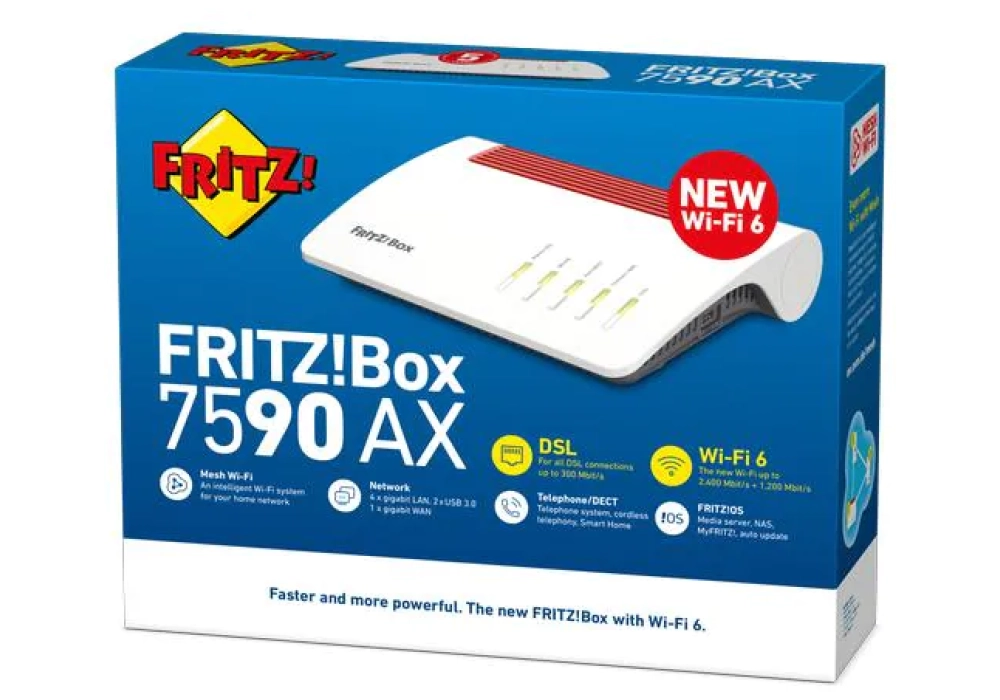 AVM Routeur VDSL FRITZ!Box 7590 AX AT/CH Version