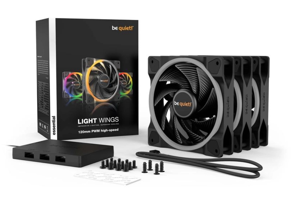 be quiet! Light Wings High Speed 120 mm - Pack Trio