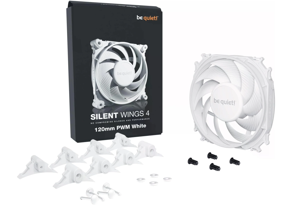 be quiet! Silent Wings 4 120 mm PWM Blanc